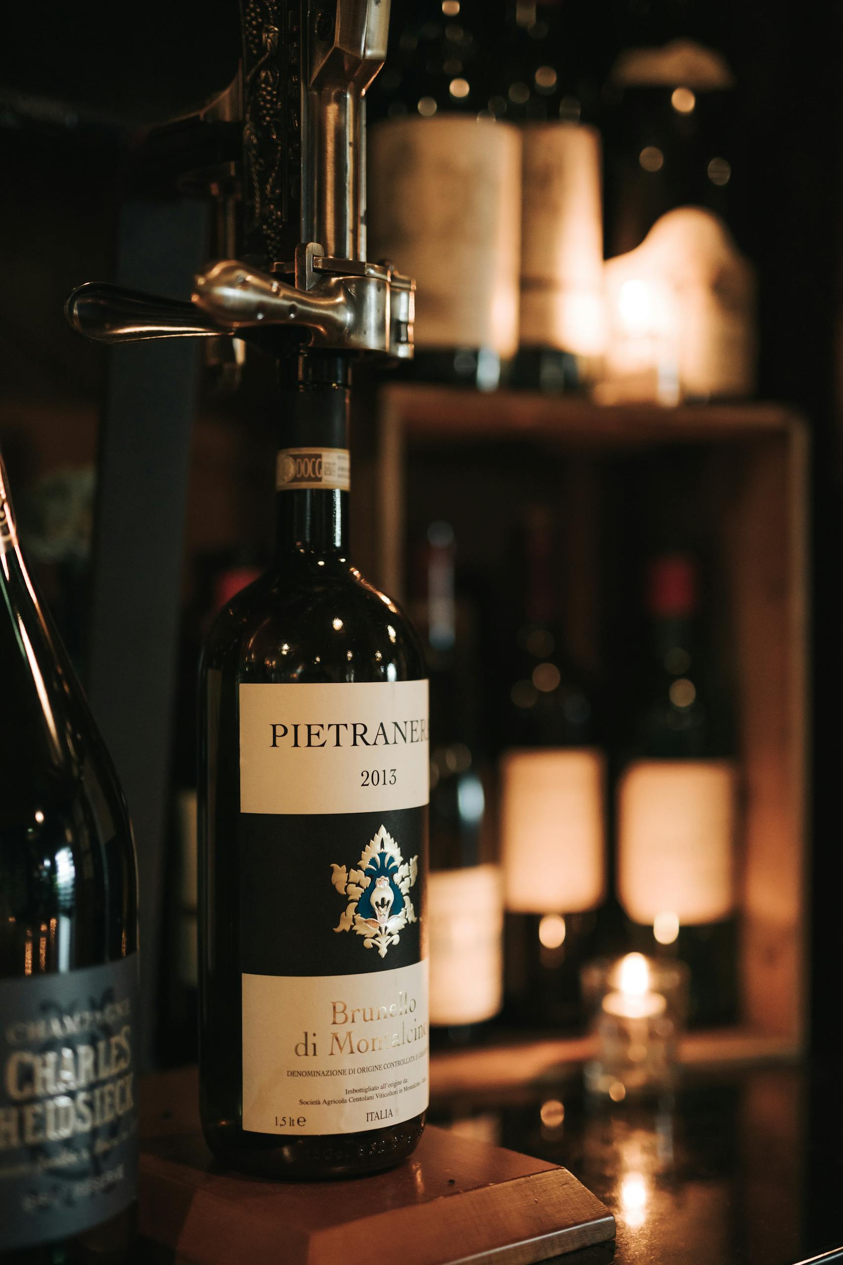 One of the Best Italian Red Dry Wine from Tuscany Called Brunello di Montalcino